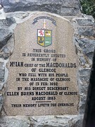 Monument waar jaarlijks de MacDonalds een krans leggen.