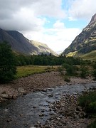 Vallei bij Signal Rock, Glencoe.