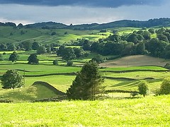 Hobbitland, bij de camping in het Lake District.