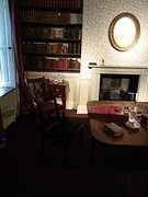 Eetkamer in de pastorie van de Brontës