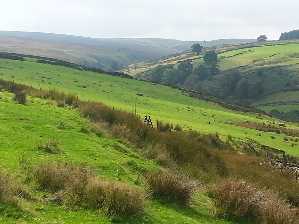 Brontë Walk,  naar de Brontë Falls.