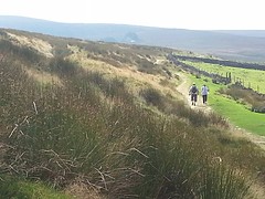 Wandeling bij Haworth naar Thruscross Grange