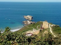 Baai bij de camping