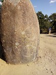 Menhir in de cromlech.