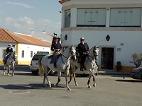 Ruiters in Golega.