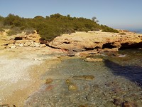 Wadi bij de vuurtoren.