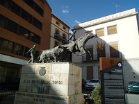 Monument voor de optocht.