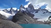 Bij Laguna Los Tres, aan de voet van Mount Fitz Roy