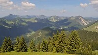 Panoramisch uitzicht Beierse Alpen