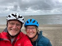 De eerste keer samen fietsen