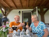Proost op onze eerste fietstocht in Zuid Limburg