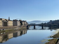Panorama op de Arno