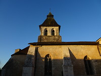 ochtendzon op kerk in sorges