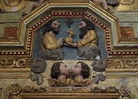 apart paneel, in de kerk zelf werd het naieve kunst genoemd dit paneel