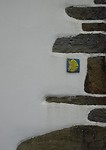 muur met aanwijzing