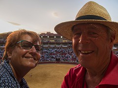 i144 nog maar een selfie,, stierenvechten Córdoba