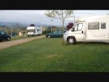 uitzicht op Picos de Europa van camping Playa de Oyambre