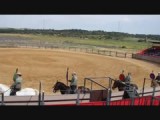 A Campo Abierto paarden met vlag