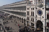 b184 uitzicht over Piazza San Marco vanaf Basilica di San Marco, Venetië