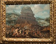 b225 Jan van Scorel, De Toren van Babel,  Palazza Ducale, Venetië