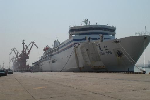 schip van china naar korea