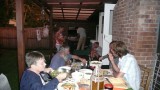 Barbeque auf der Terasse