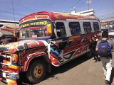 De busjes in Cochabamba