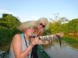 Vissen op de Amazone