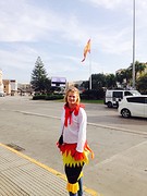 Verkleed als kip, carnaval in Cádiz