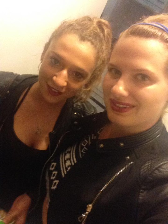 Met huisgenootje Giulia