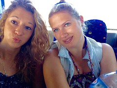 Met huisgenootje Giulia