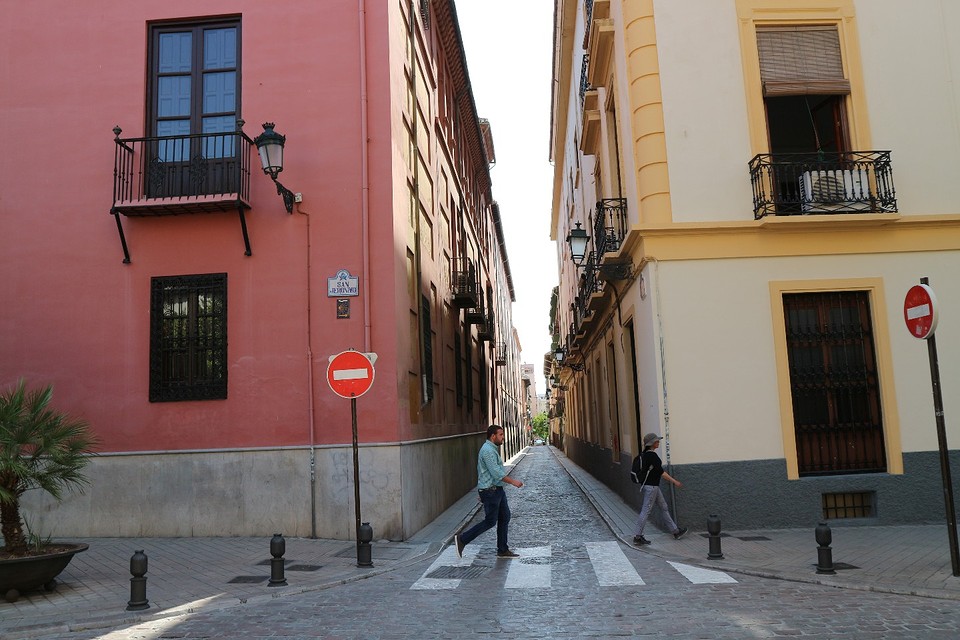 Straatbeeld Granada