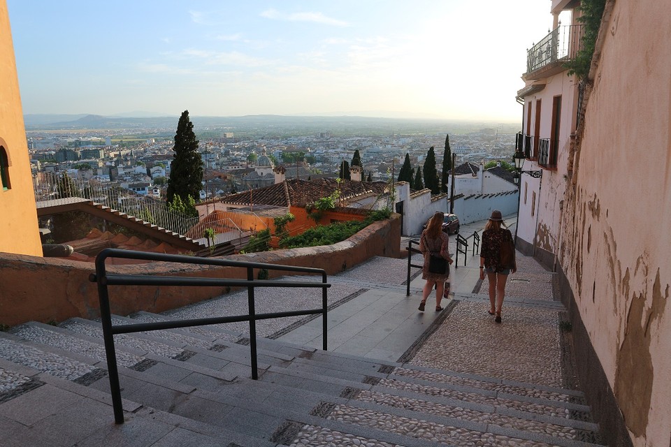 Straatbeeld Granada