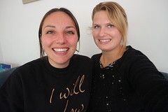Met vriendinnetje Niaan