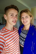 Met broertje