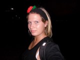 At night