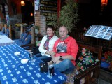 Hapje eten op terras in Dali
