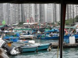 Vissershaven in Hongkong