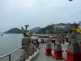 Tempel op strand Hongkong