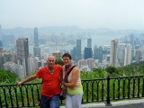 Uitzicht op Hongkong