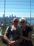 Boven op Space Needle