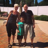 Met kleinzoon Brody!