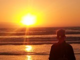 Zonsondergang in Morro Bay