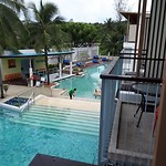 Ook vanaf het balkon