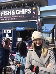 Heerlijk vis en chips op de Vismarkt