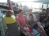 op de boot naar het Great Barrier Reef