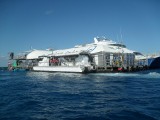 platform in de Great Barrier Reef