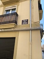 Straatnaam bord spaans