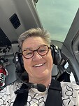 Voor in de helikopter