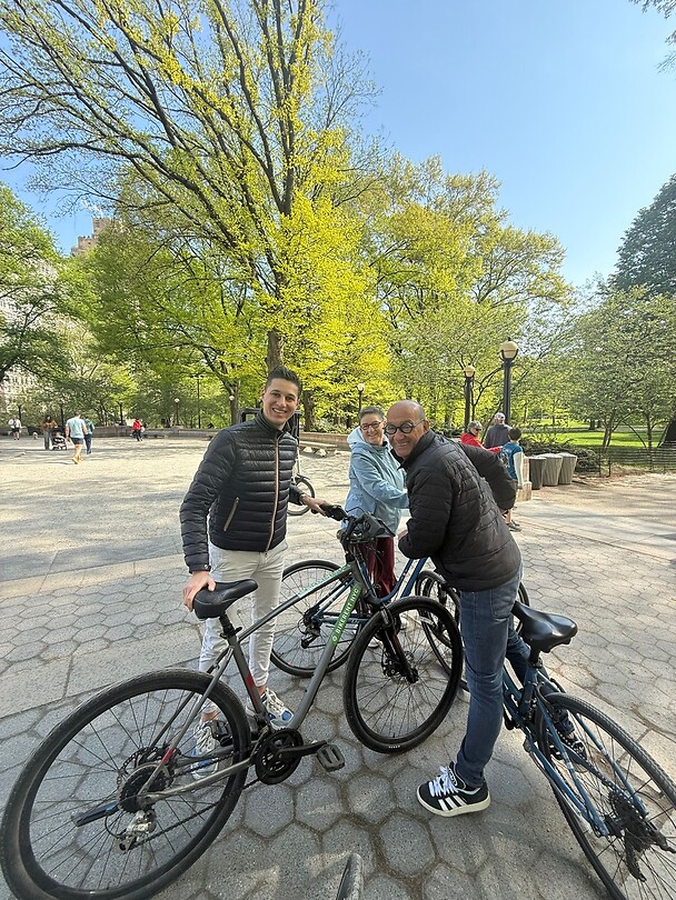 Fietsen in Central Park